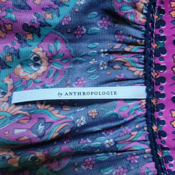 Anthropologie Lovett boho tiered Tunic maxi Dress. - Picture 10 of 12